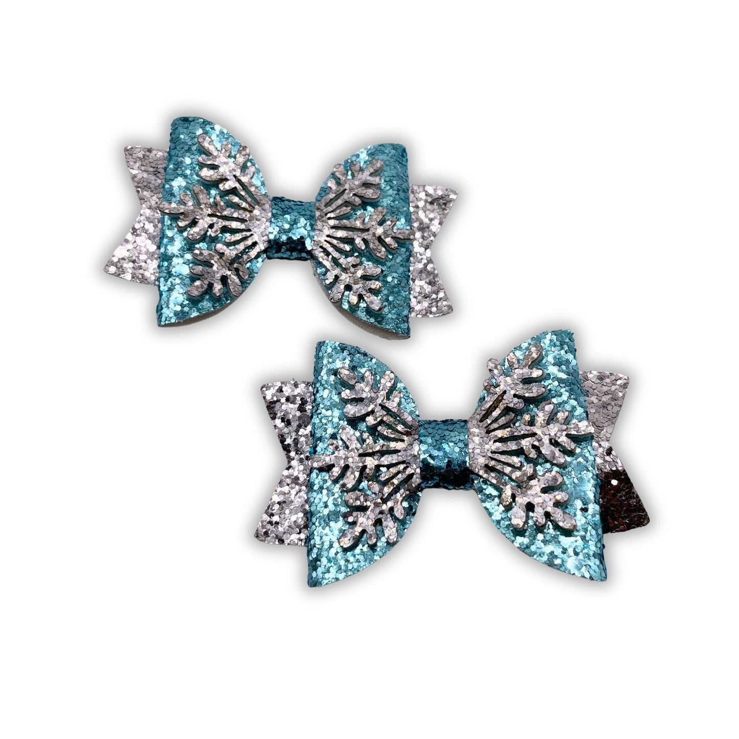 Sparkly kids glitter hair clip inspired by Disney's Frozen princess, adding magic and charm to any hairstyle for everyone.
