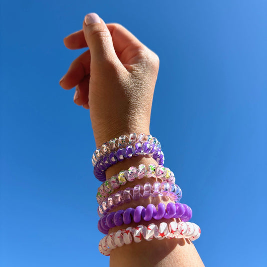 Lavender Hair Ties