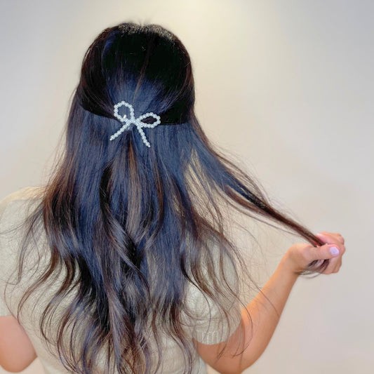 Pearl Hair Bow