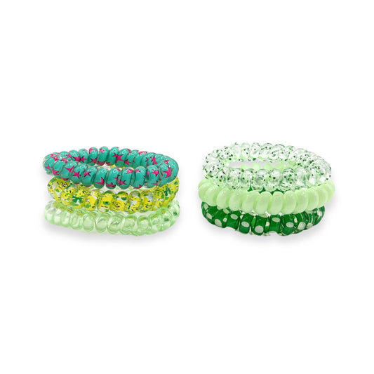 Green Orchid Hair Ties