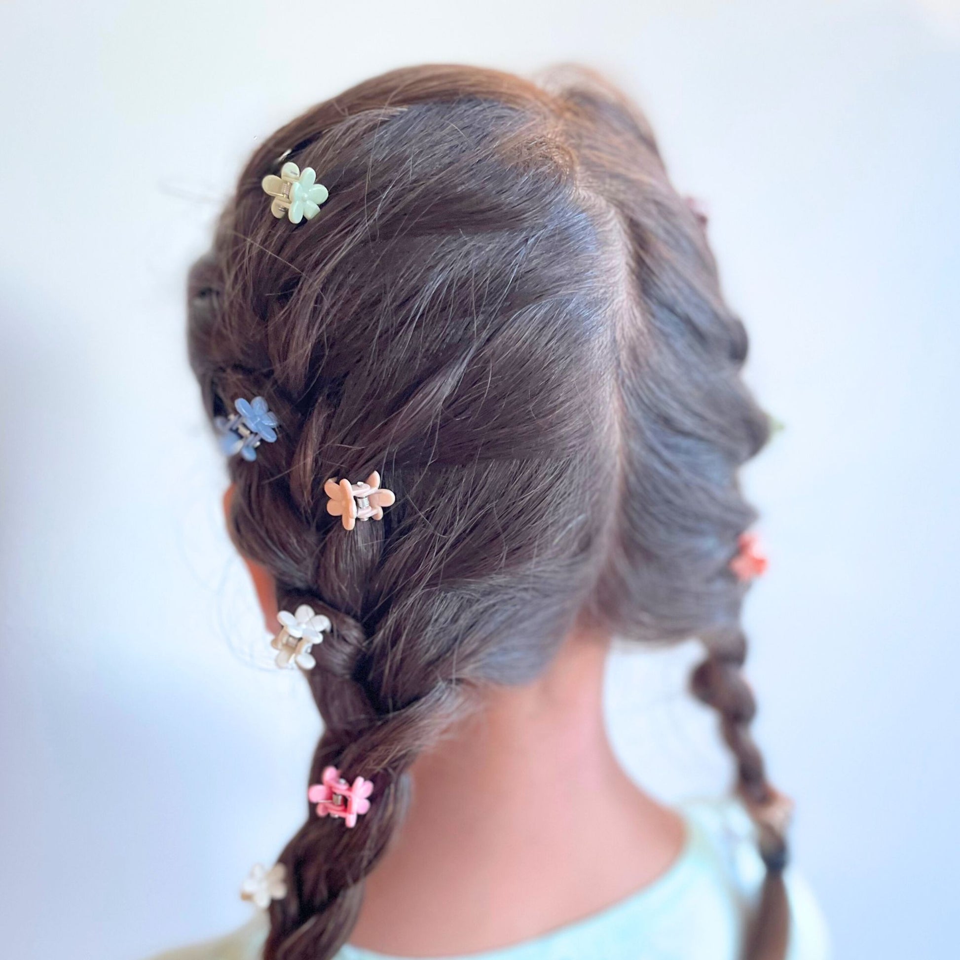 small flower hair claws that are secure and  complement any look