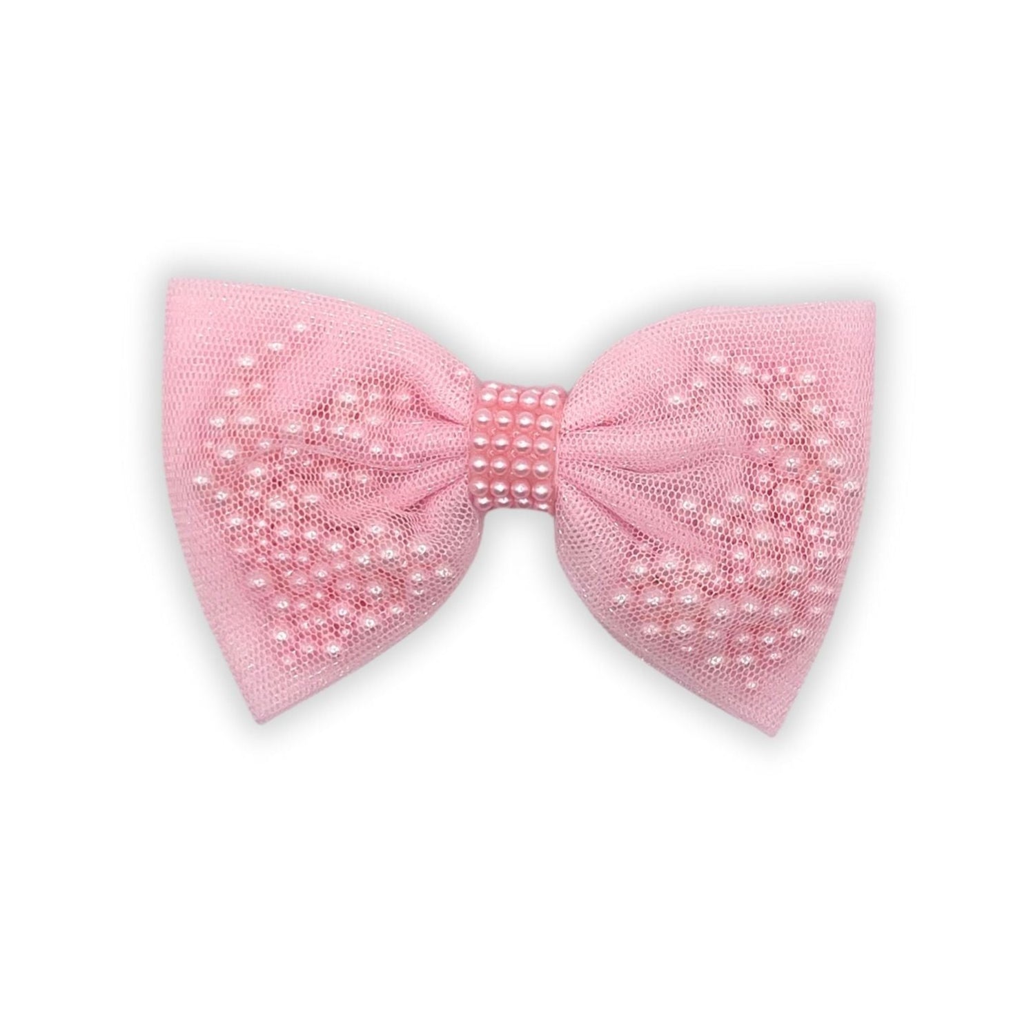 Stylish kids pearl shaker hair bows, perfect for adding an elegant touch to any hairstyle for parties or everyday wear.